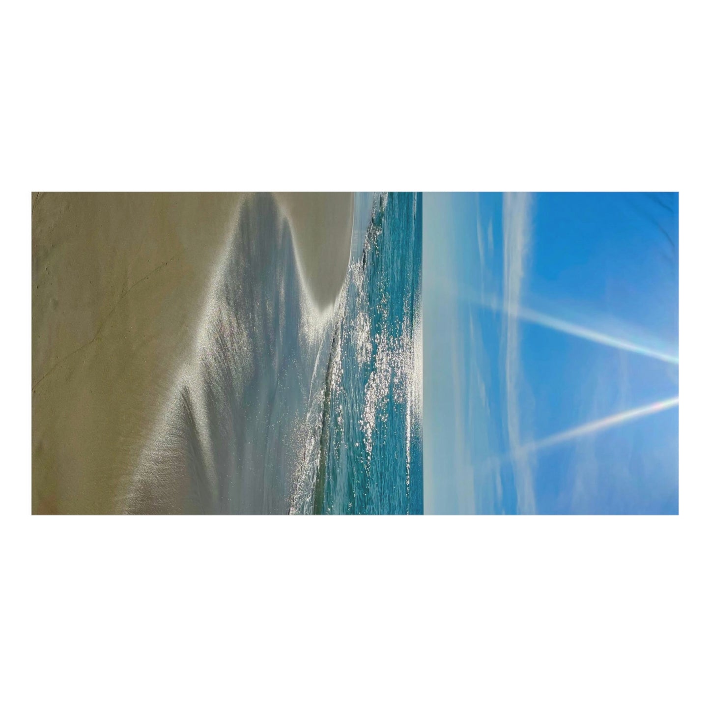 Ocean View Standard Beach Towel, 30x60