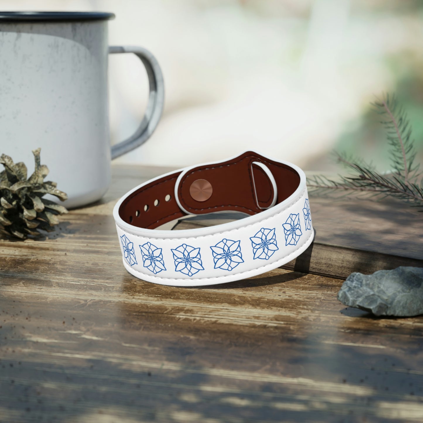 OTG Symbol Faux Leather Wristband