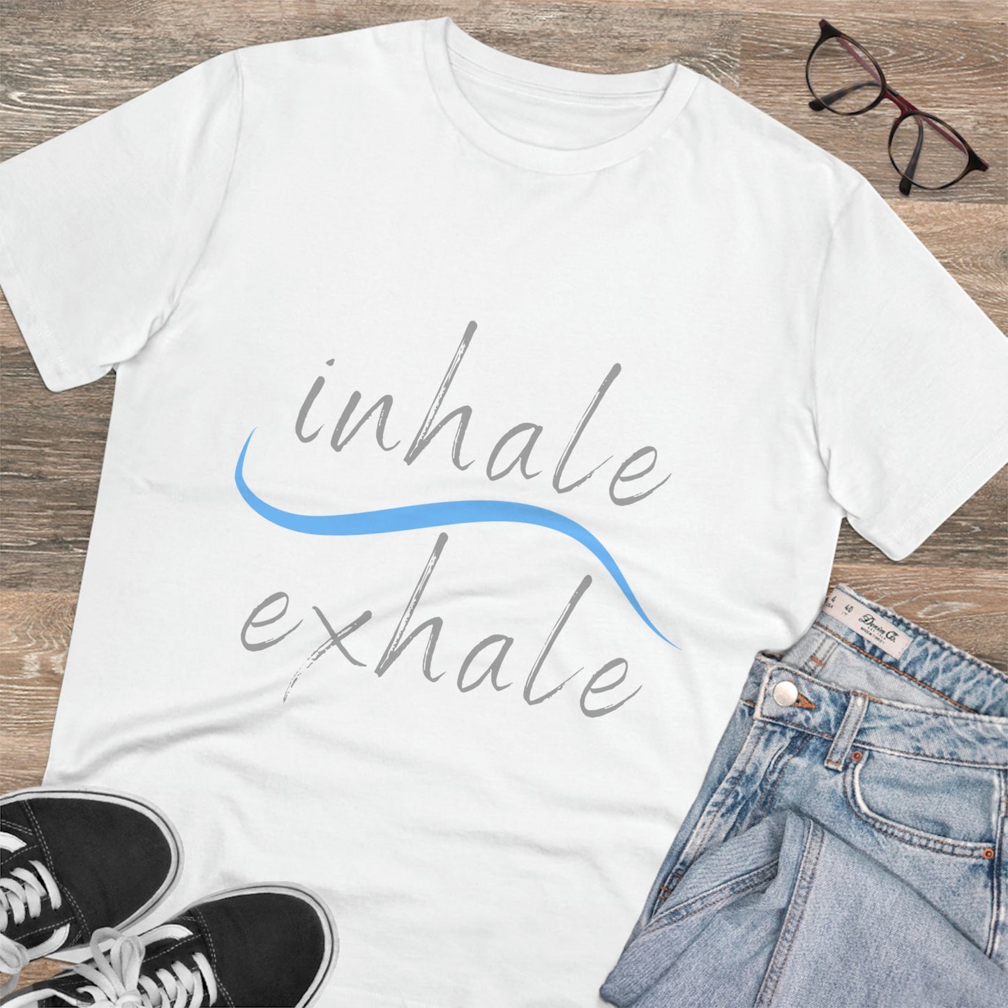 Inhale Exhale Organic Creator T-shirt - Unisex