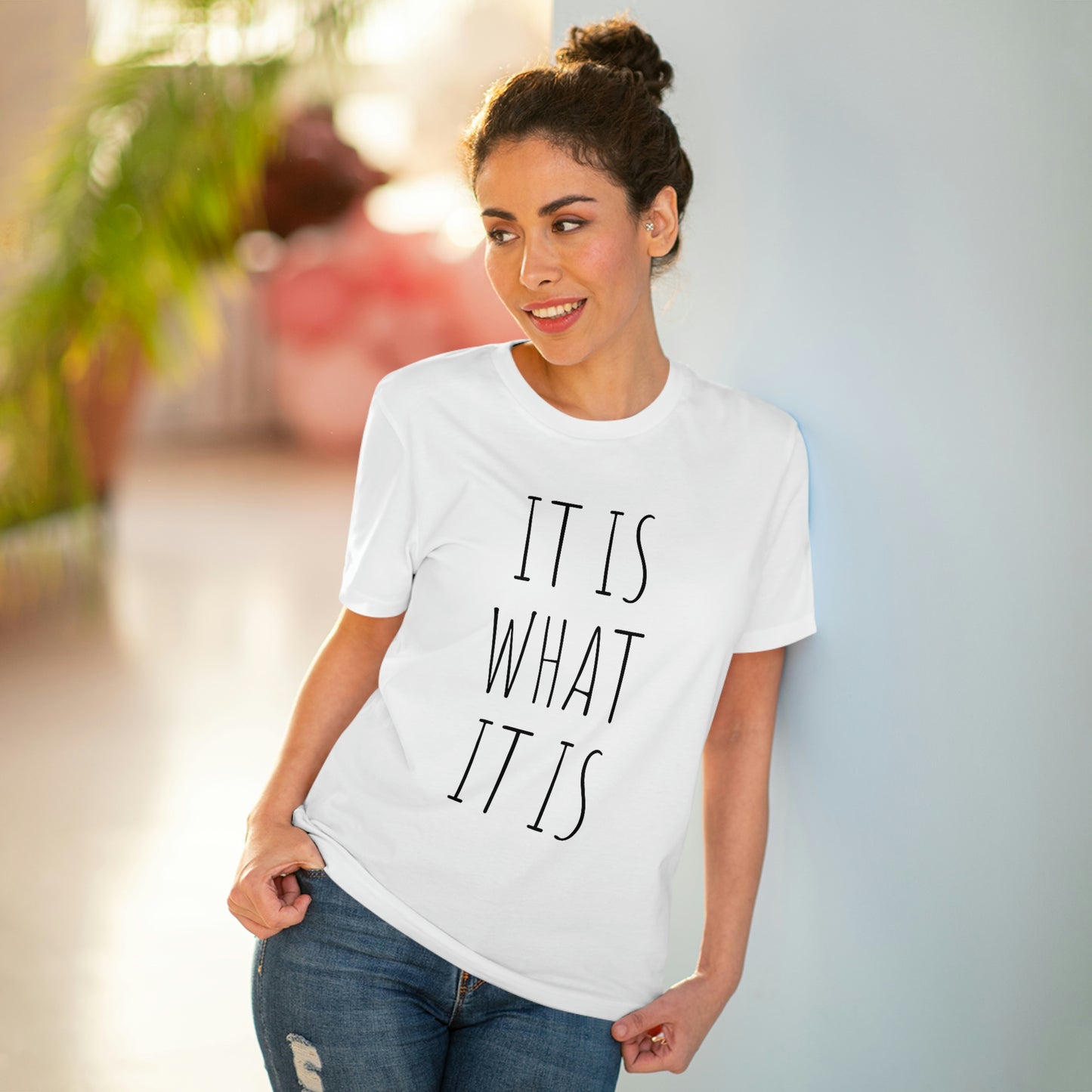 It is what it is Organic Creator T-shirt - Unisex
