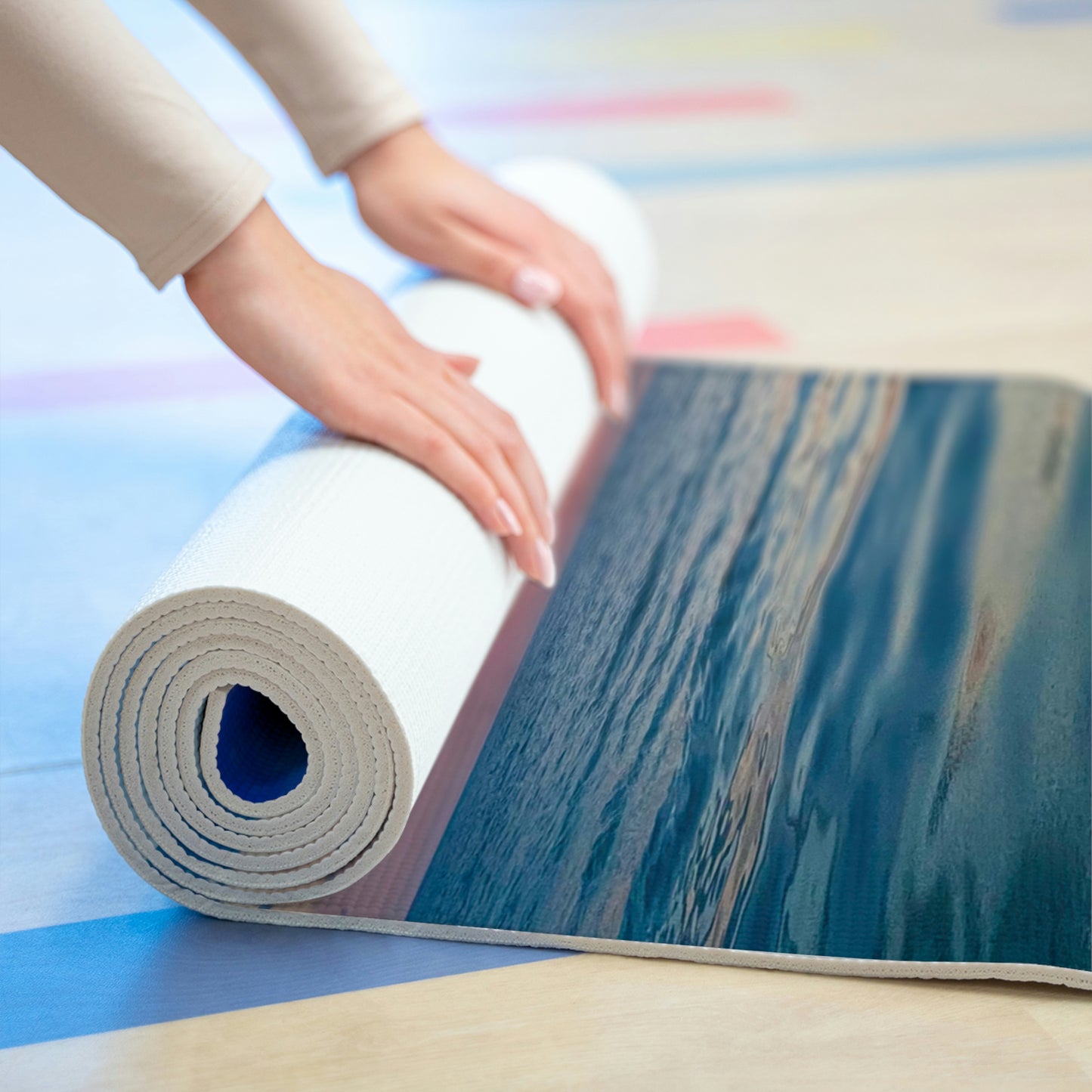Sunset Foam Yoga Mat