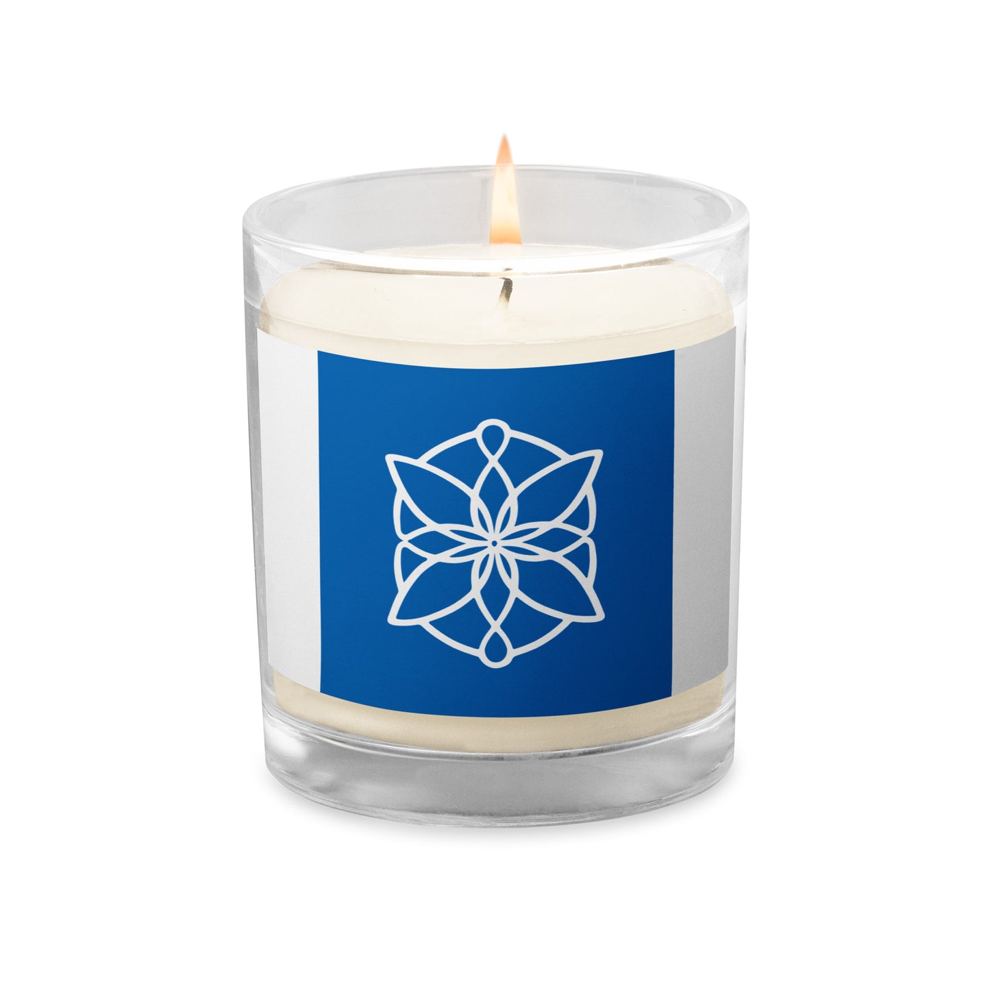 Symbol Glass jar soy wax candle