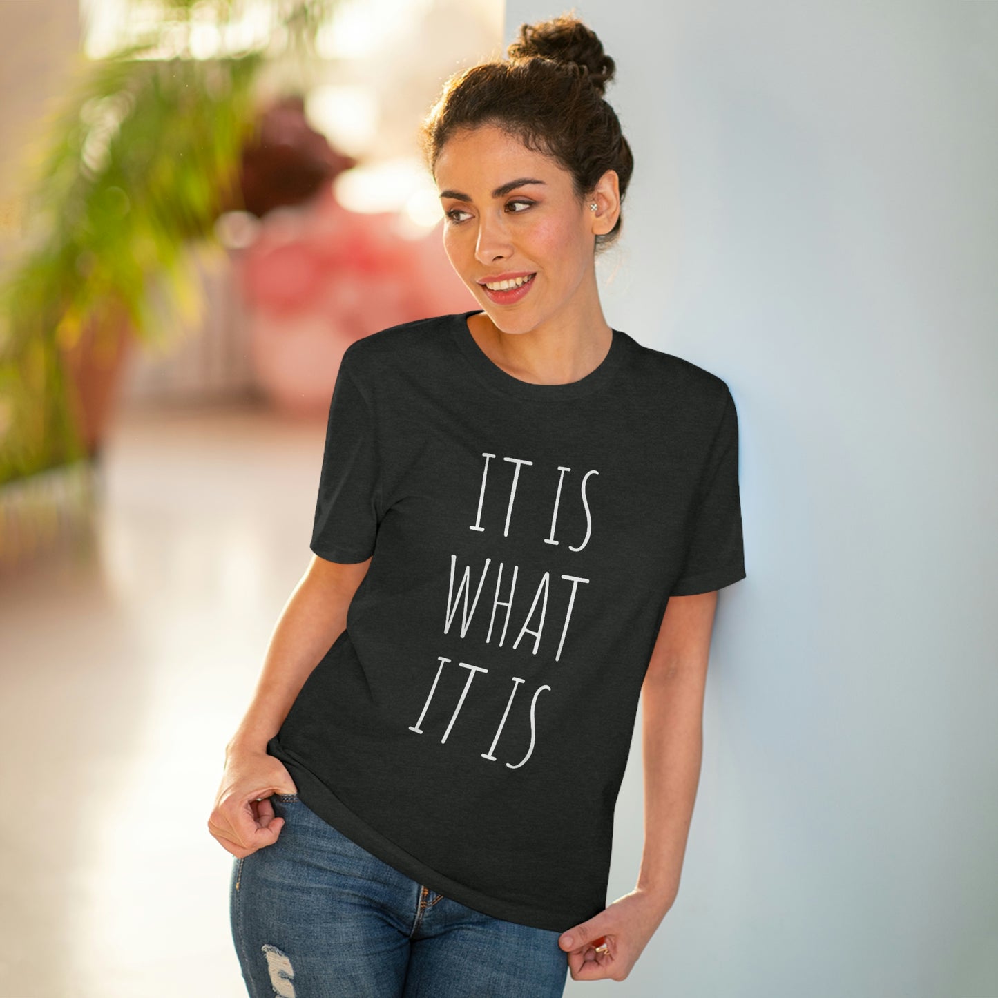 It is what it is Organic Creator T-shirt - Unisex