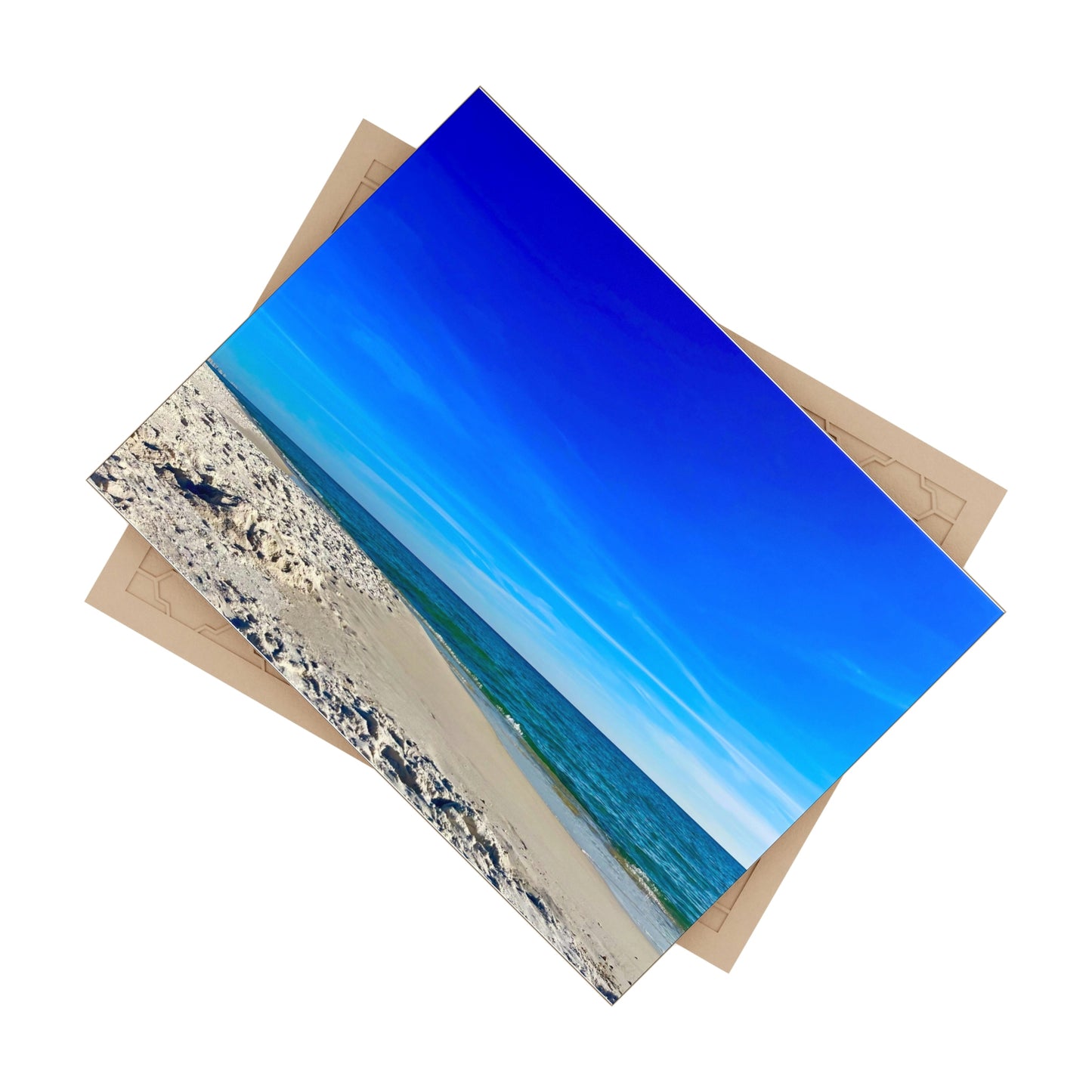 Blue Seas Ceramic Photo Tile