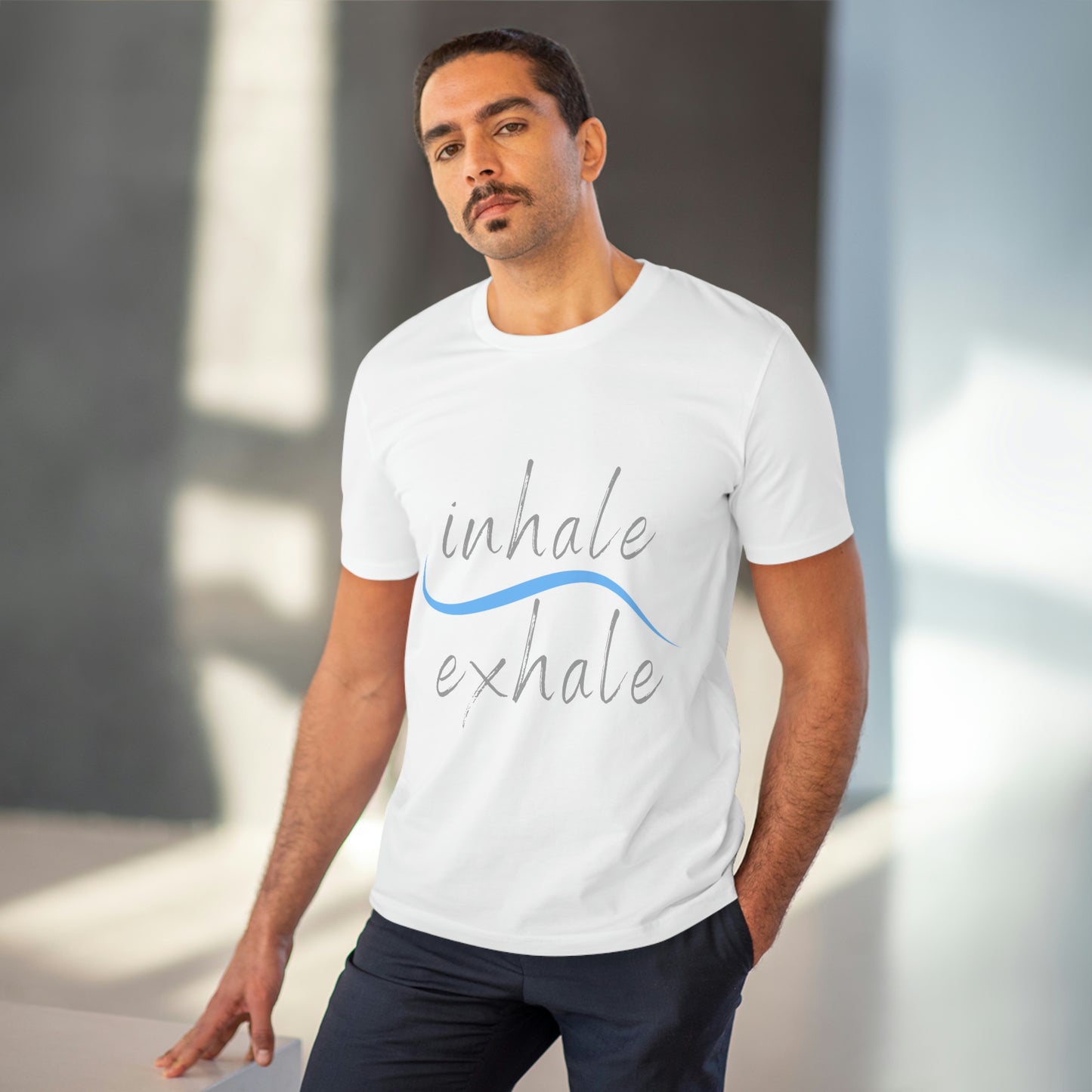 Inhale Exhale Organic Creator T-shirt - Unisex