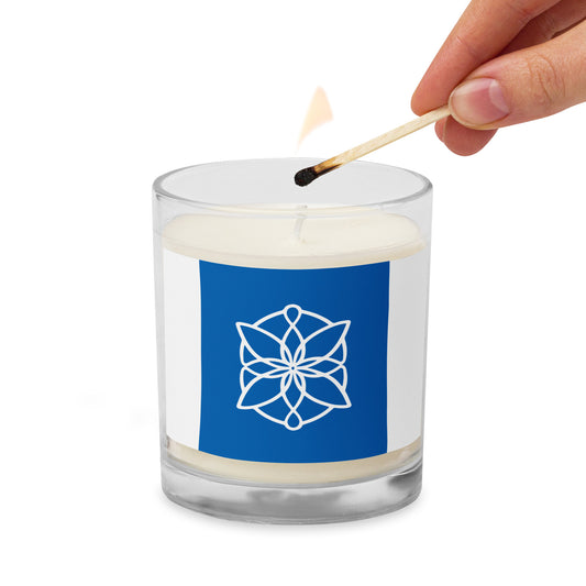 Symbol Glass jar soy wax candle