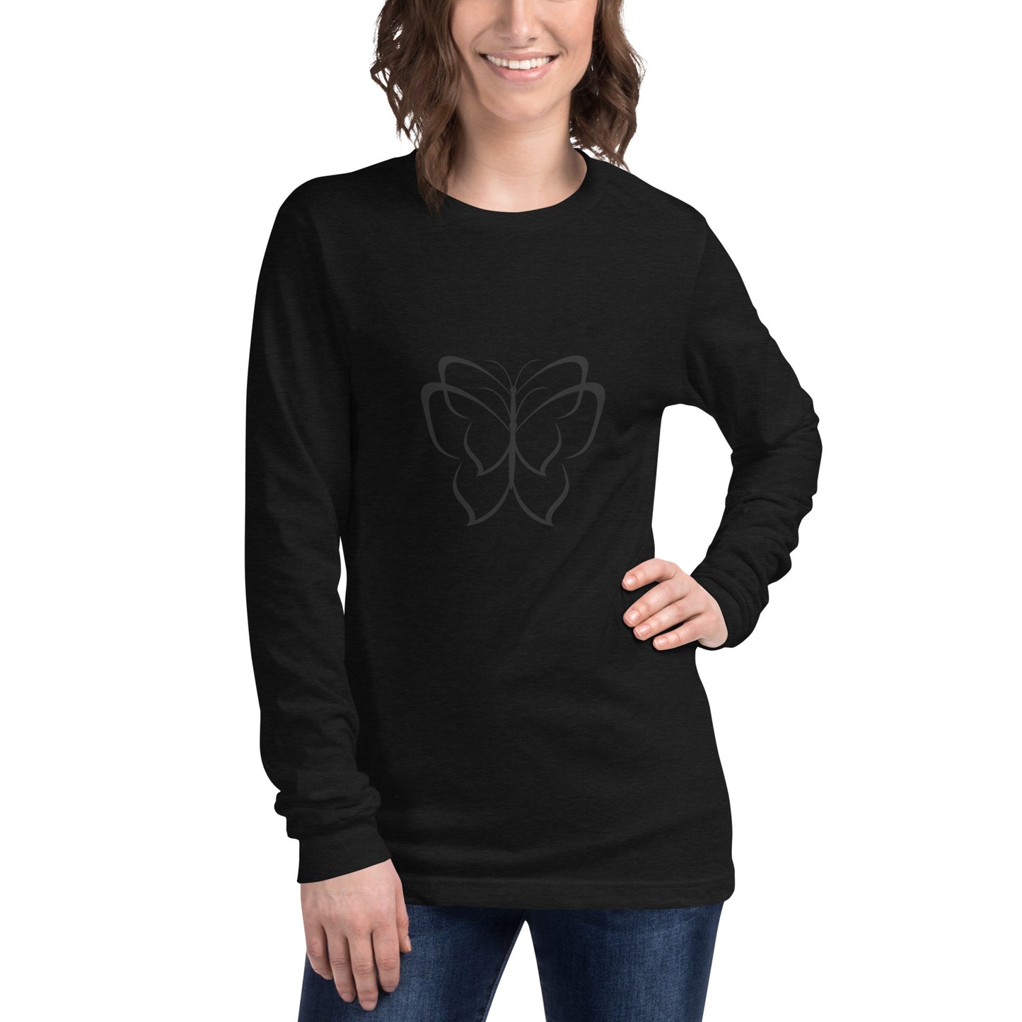 Butterfly logo Unisex Long Sleeve Tee