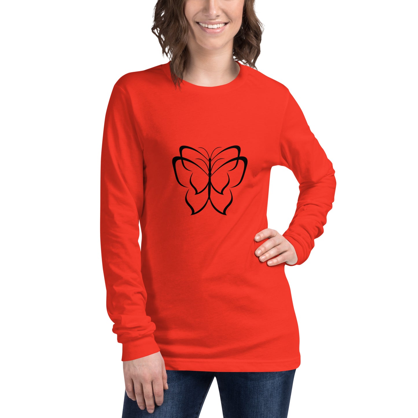 Butterfly logo Unisex Long Sleeve Tee